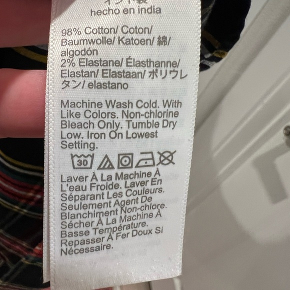 J. Crew Plaid Smocked Midi Dress - Picture 8 of 9